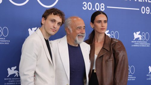 Franz Rogowski, Giorgio Diritti, Valentina Bellè - Lubo