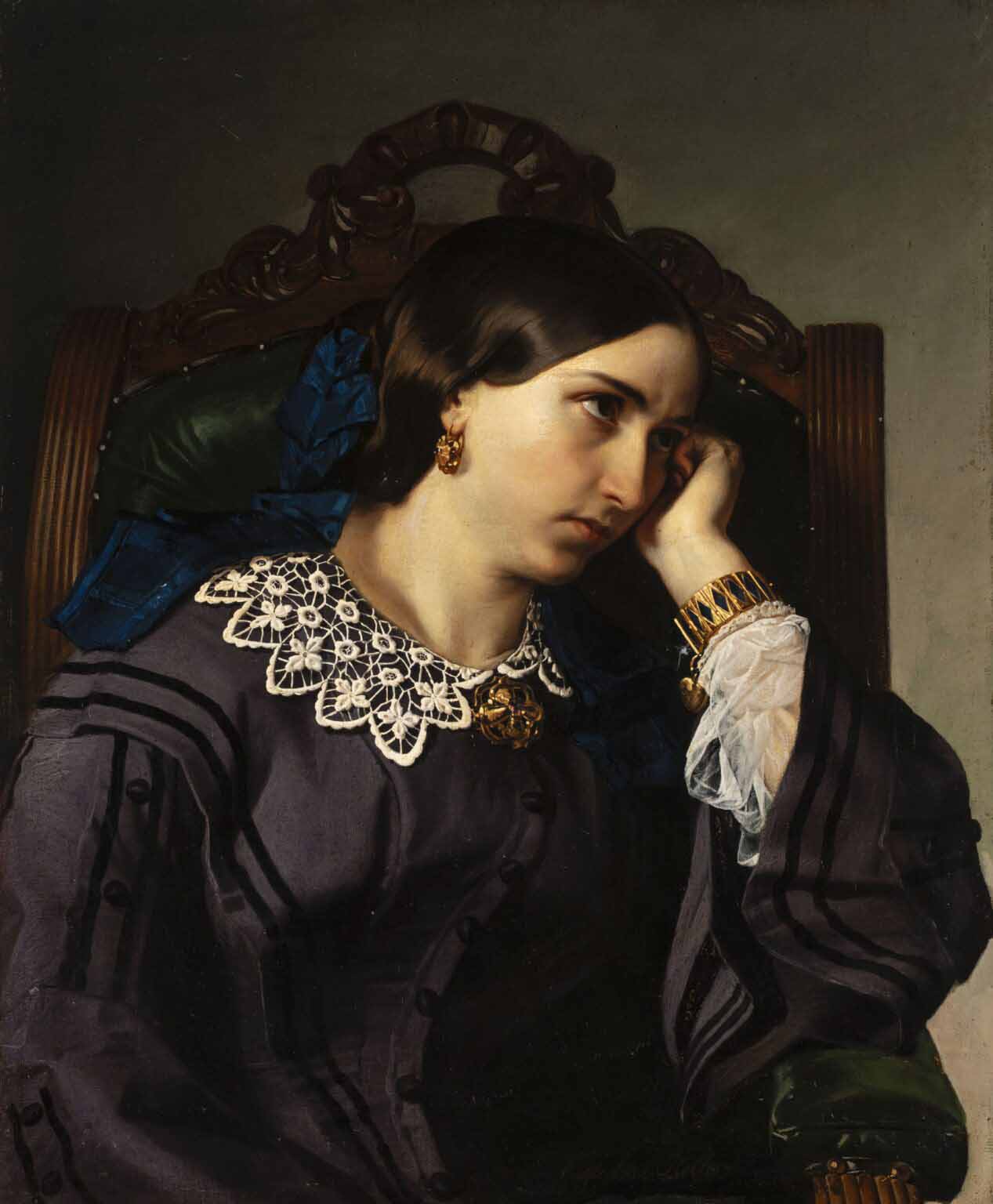 Guglielmo Stella, La moglie dell'artista, Ca' Pesaro – Galleria Internazionale d'Arte Moderna