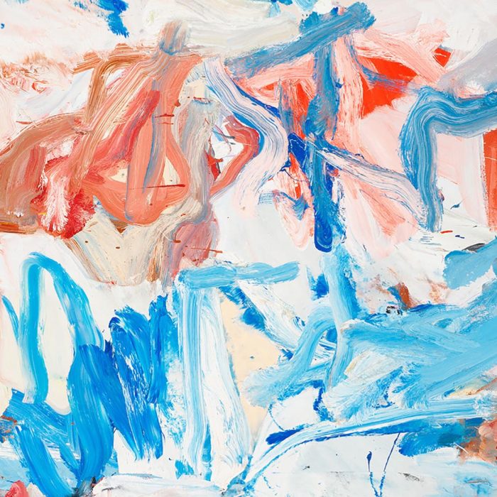 Willem de Kooning 
Screams of Children Come from Seagulls (Untitled XX), 1975
oil on canvas
77 x 88 inches