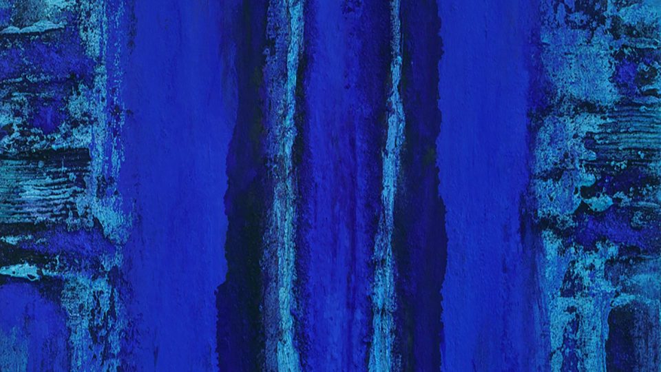 ARABA_SIRIANA_Marcello Lo Giudice, Eden blu,cm 100x100, olio, 2022